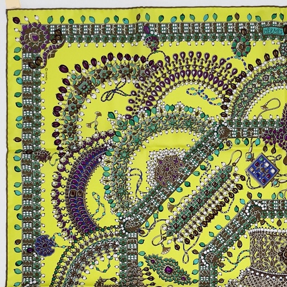 NWT Hermes Scarf "PARURES DES MAHARAJAS" - Picture 8 of 12